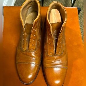 J&M 1850 Johnston & Murphy Cap Toe Oxford Boot 15-7082 size 9.5